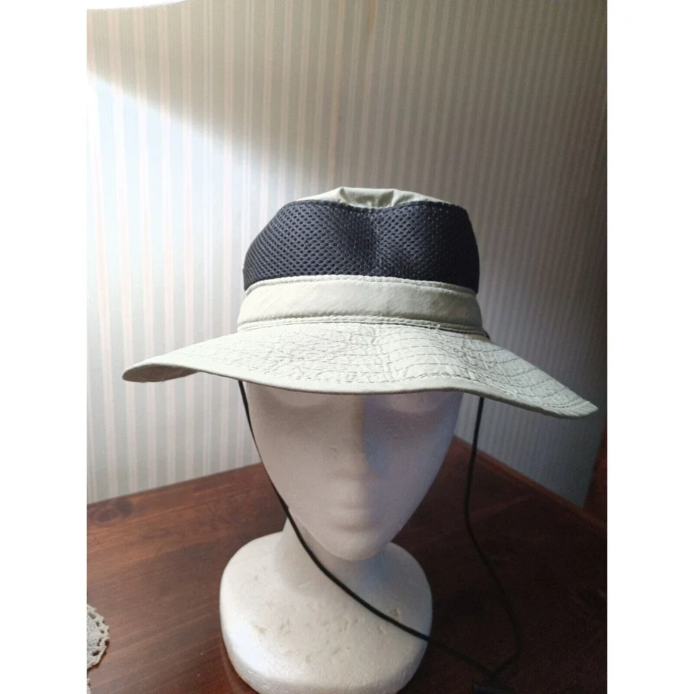 Field & Stream Size M Nylon Body/Poly Mesh Snap Brim Boonie Hat with Drawstring
